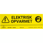 Nvent Raychem - Étiquette de signalisation, allemand, français, italien