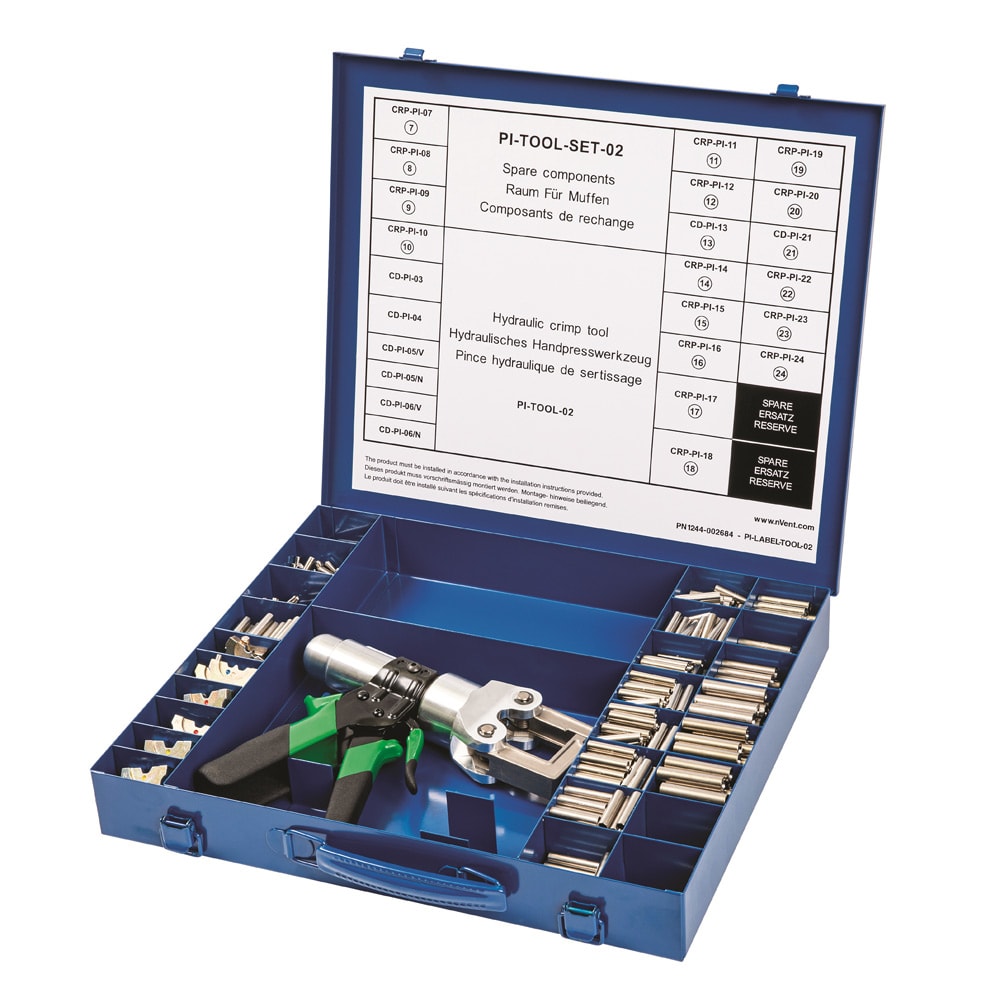 Nvent Raychem - Jeu d'outils complet pour les kits de connexion PI, 4 à 25 mm2.