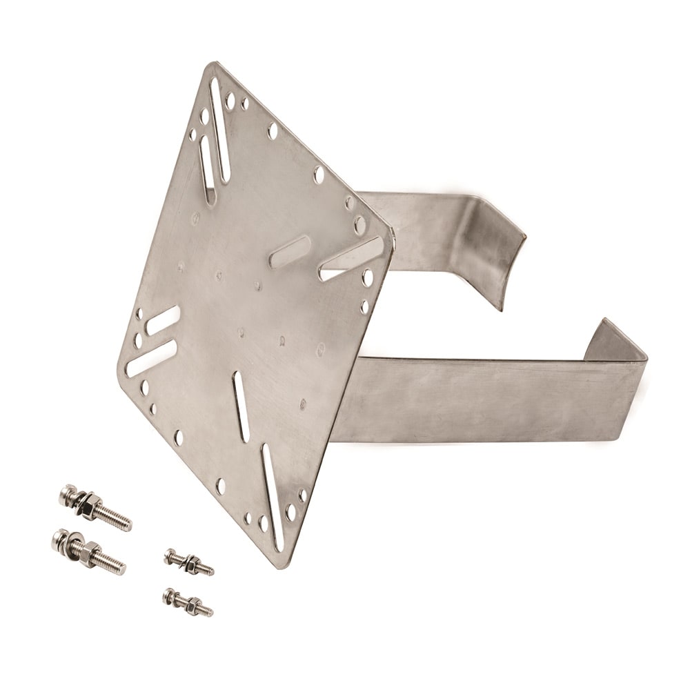 Nvent Raychem - Support de fixation, double pied, en acier inoxydable, horizontal