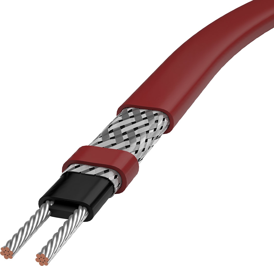 Nvent Raychem - Ruban chauffant autorégulant HTV, 230 V, 9 W/m à 10 C, gaine CT