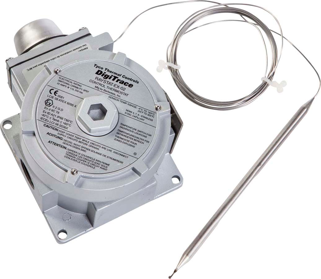 Raychem - Thermostat de détection en ligne mécanique, ATEX