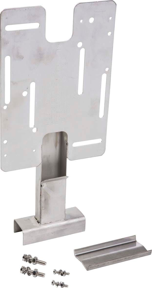 Raychem - Support de fixation à profil creux pour câble, acier inoxydable, vertical