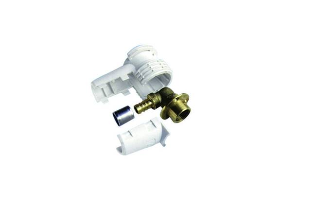 THERMACOME - Sortie de cloison F 1/2" PER à sertir DN12 - Carton de 10 pièces