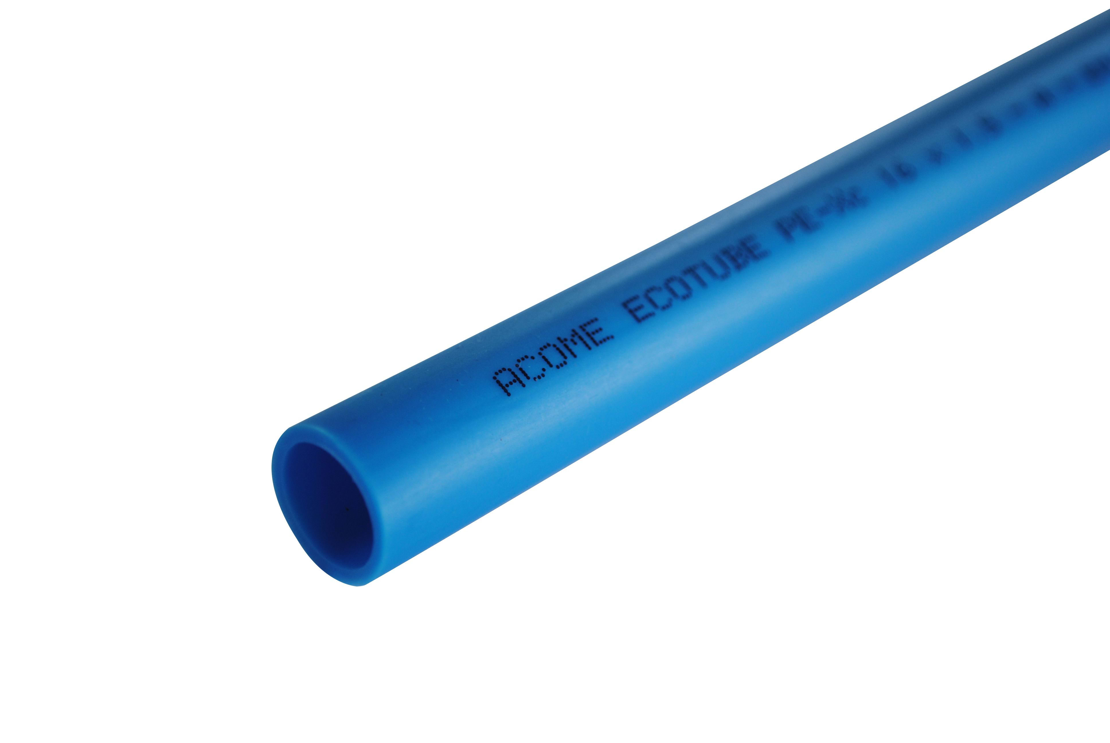 THERMACOME - Tube PER nu Ecotube bleu DN25 couronne de 120 m  -Réticulation PEXc
