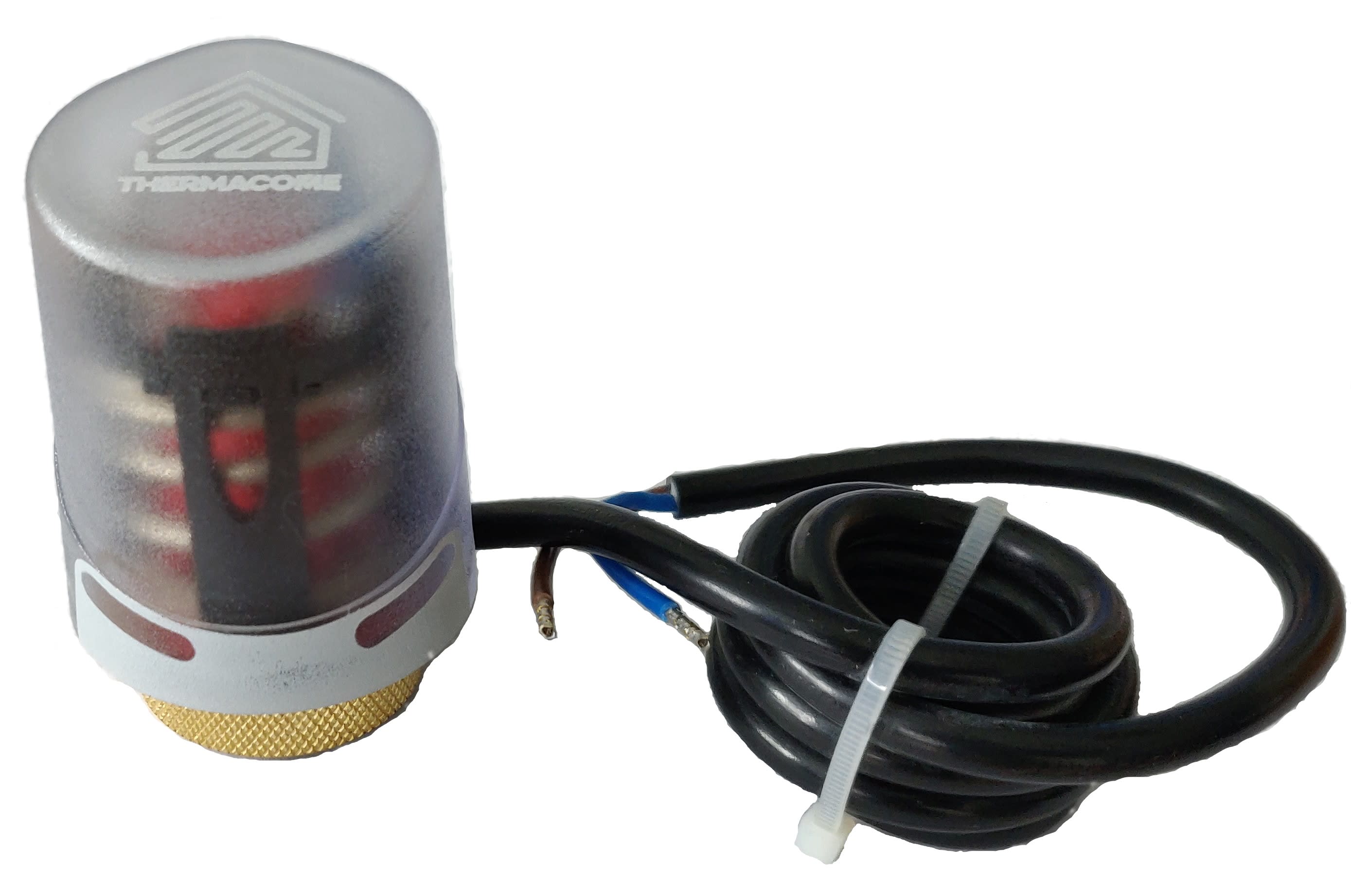 THERMACOME - Thermomoteur 1W 24V - Pour collecteur Matériau de synthèse