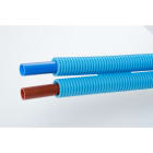 THERMACOME - Tube PER gainé bitube duo Ecotube+Europex DN16-couronne 60 m -Réticulation PEXc