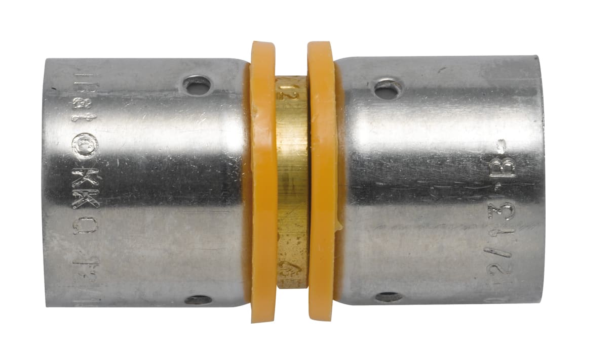 THERMACOME - Manchon égal PER à sertir DN25 - Sachet de 2 pièces