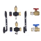 THERMACOME - Kit de base raccordement Matériau de Synthèse 1" avec vanne -plancher chauffant