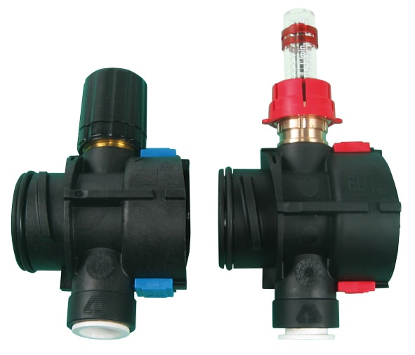 THERMACOME - Module rapide A/R MS DN16 avec débitmètre - collecteur matériau de synthèse