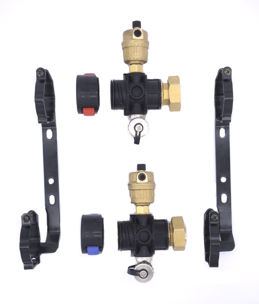 THERMACOME - Kit de base raccordement Matériau de Synthèse 1" sans vanne -plancher chauffant