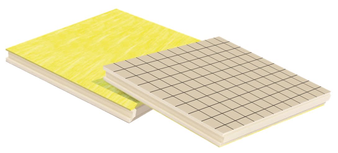 THERMACOME - Dalle plane acoustique ELEACOUSTIC 3.70 épaisseur 83 mm - dim. 100X120 cm