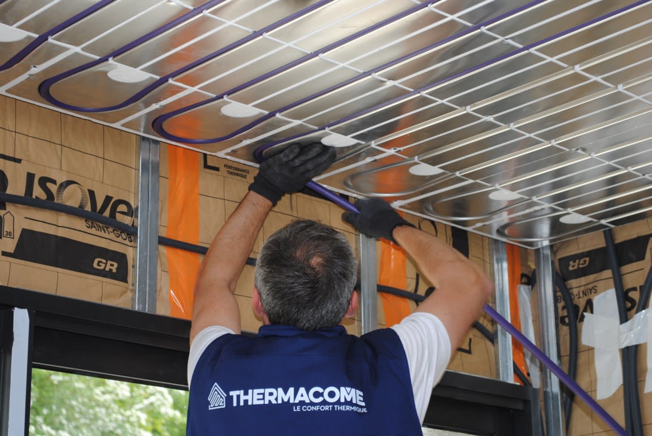 THERMACOME - Pack Acosi+ (hors vis de fixation) - plafond chauffant rafraîchissant
