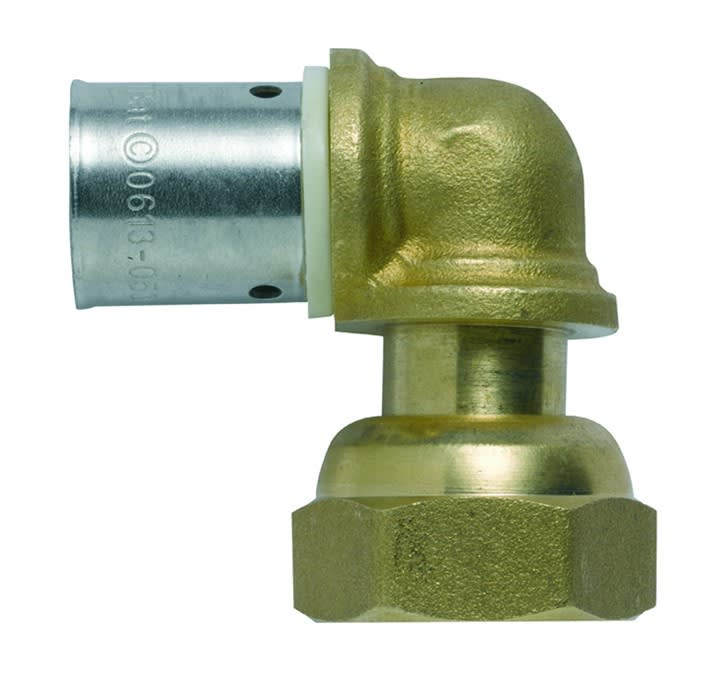 THERMACOME - Coude à écrou tournant PER à sertir DN12 1/2"