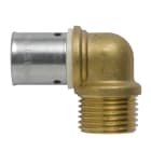 THERMACOME - Coude Mâle PER à sertir DN25 3/4" - Sachet de 2 pièces