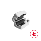 ESYLUX - 4 noyaux de ferrite pour le blindage des câbles RJ45 (série SMARTDRIVER-2)