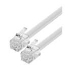 ESYLUX - Câble de raccordement RJ10 pour système ESYLUX ELC, 10 m, blanc