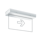 ESYLUX - Luminaires de secours à pictogramme SLX EL LED DISPLAY 3h 24m IR SM
