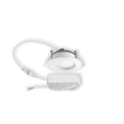 ESYLUX - Downlight ELSA-2 DL 68 OP 100° 500 840 DALI blanc