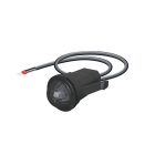 ESYLUX - Détecteur de présence de plafond PD-C 360i/8 mini LAMELLA KNX noir