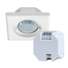 ESYLUX - Détecteur de présence de plafond PD-FLAT 360i/8 SQUARE WHITE DALI SET