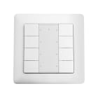 ESYLUX - Bouton-poussoir PUSH BUTTON x8 DALI-2 blanc