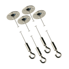 ESYLUX - Set de câbles de suspension, 1200 mm