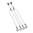 ESYLUX - Set de Y-câbles de suspension, 1000 mm