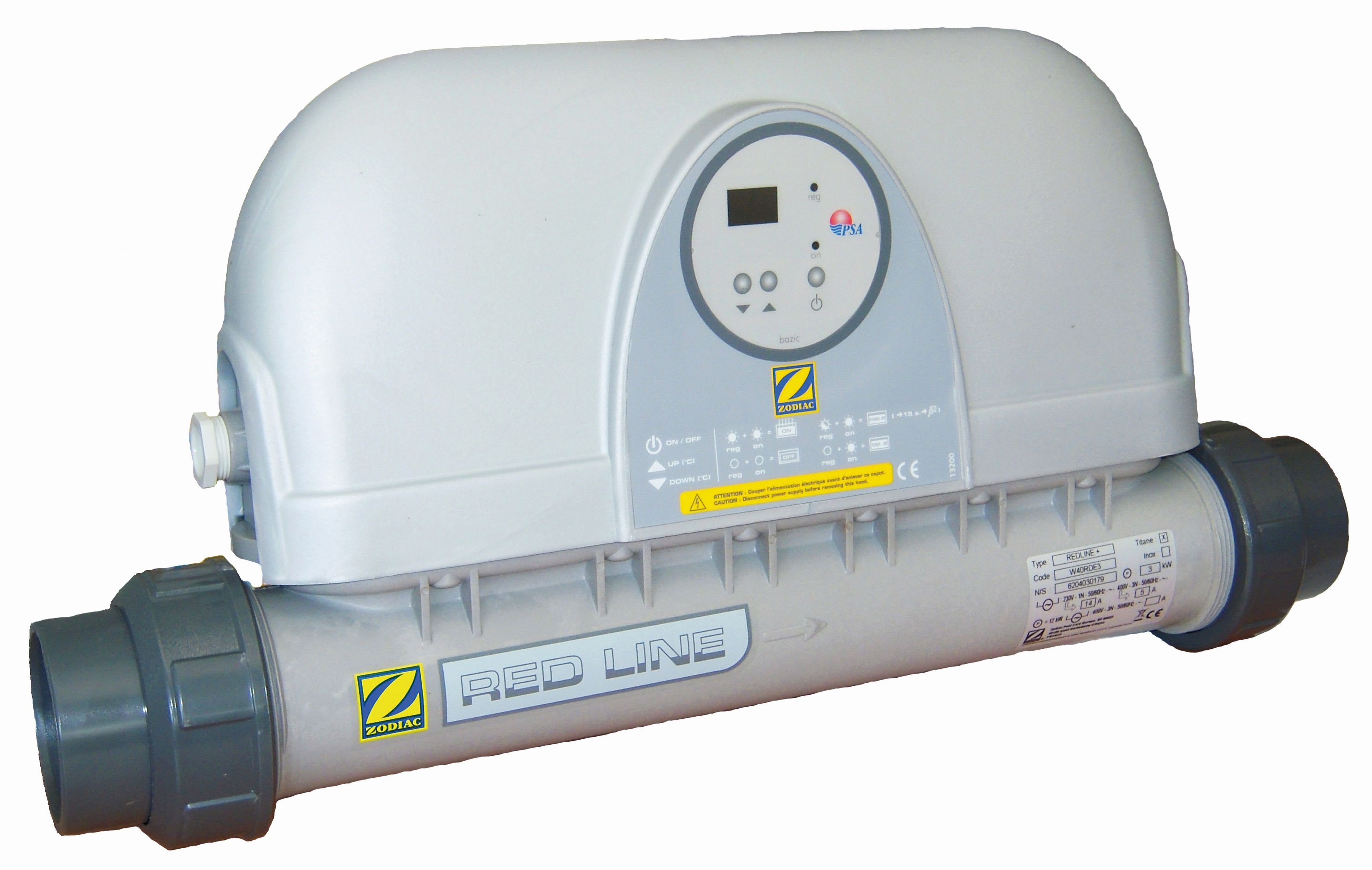 Zodiac - Rechauffeur Piscine Zodiac Red Line 6 Kw Bassin Max 40M3 (230 Ou 400V)