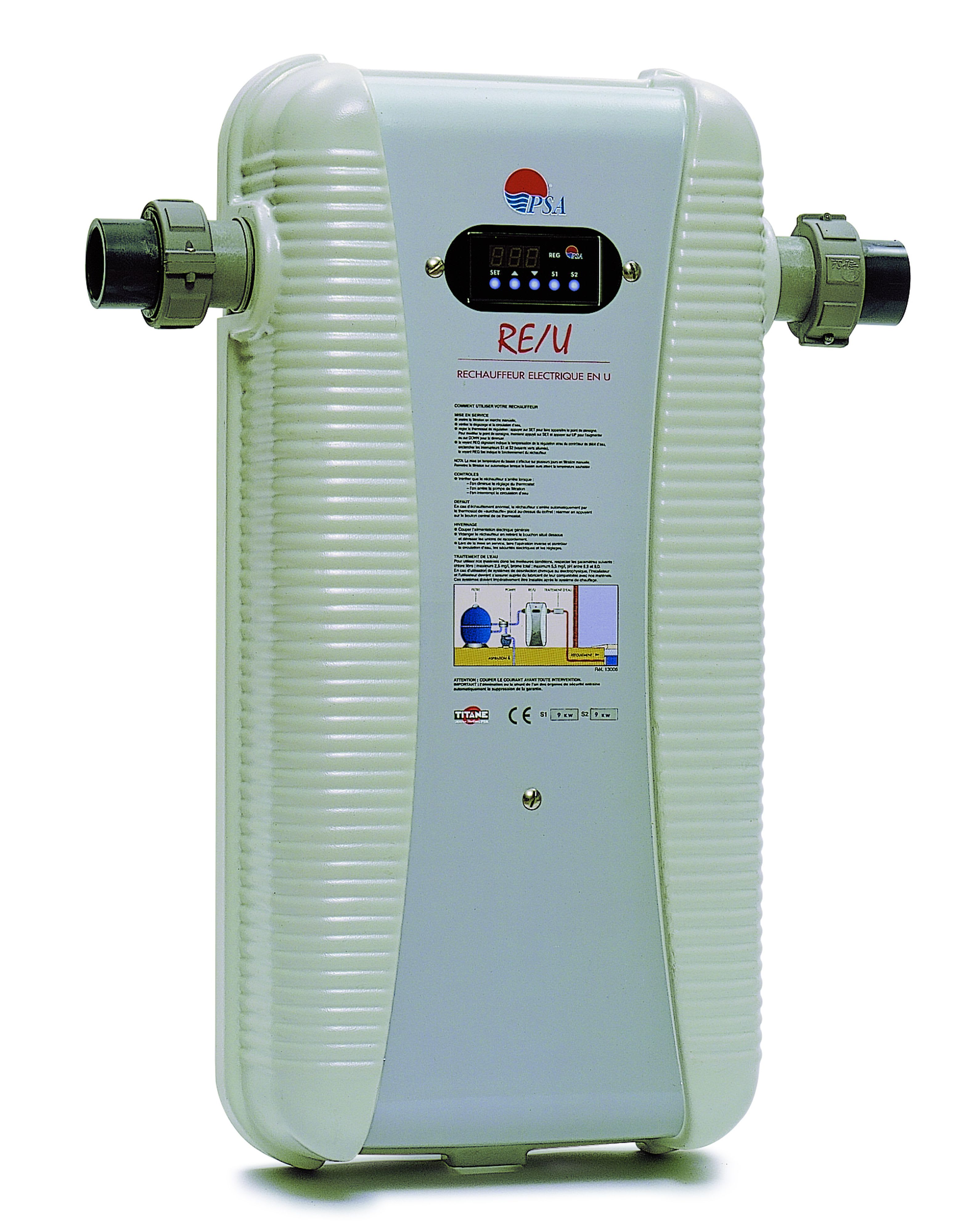 Zodiac - Rechauffeur Piscine Zodiac Re/U 18 Kw Triphasé Bassin Max 120M3 (400V)