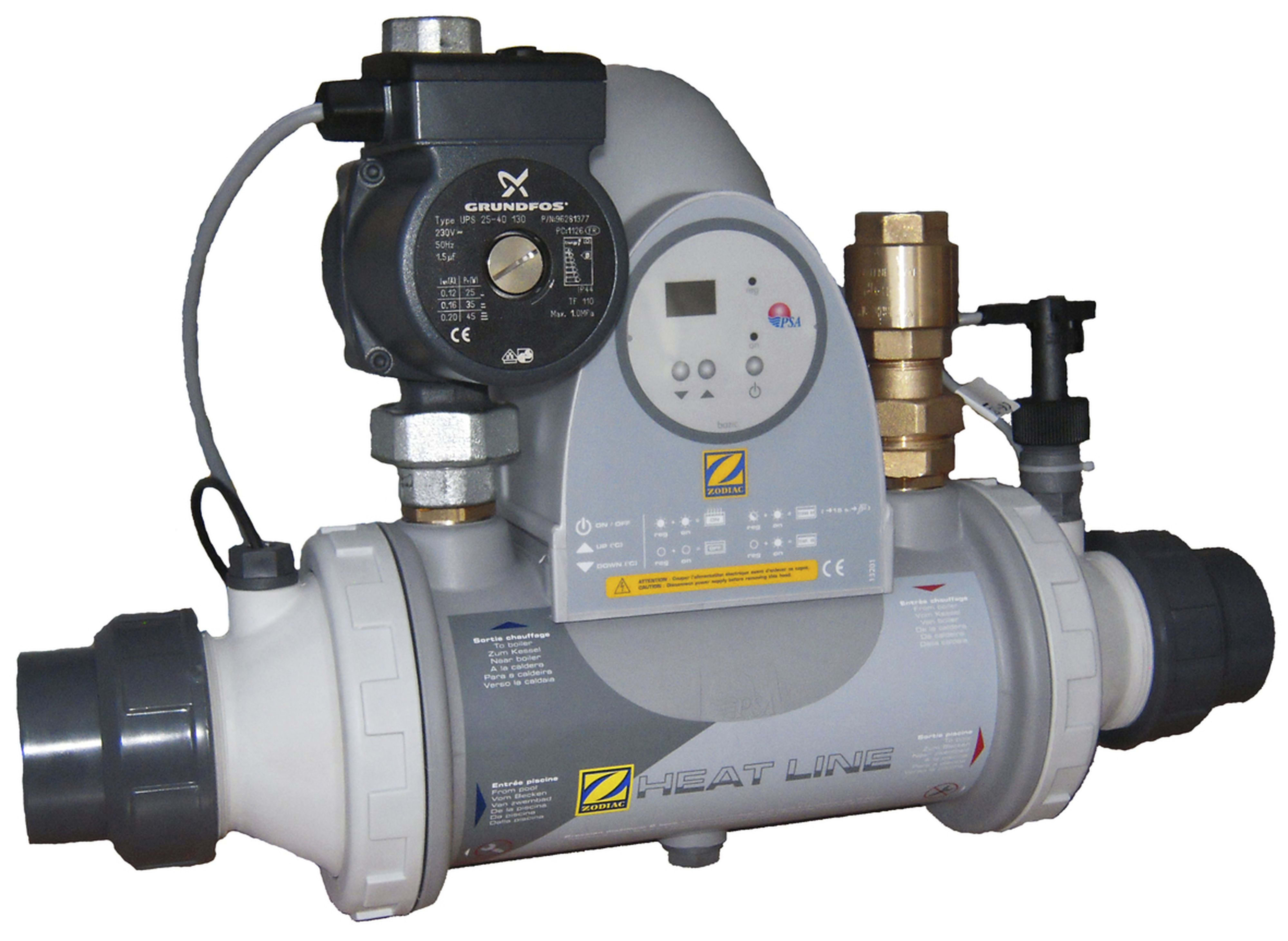 Zodiac - Echangeur Piscine Zodiac Heat Line 40 + Avec Circulateur