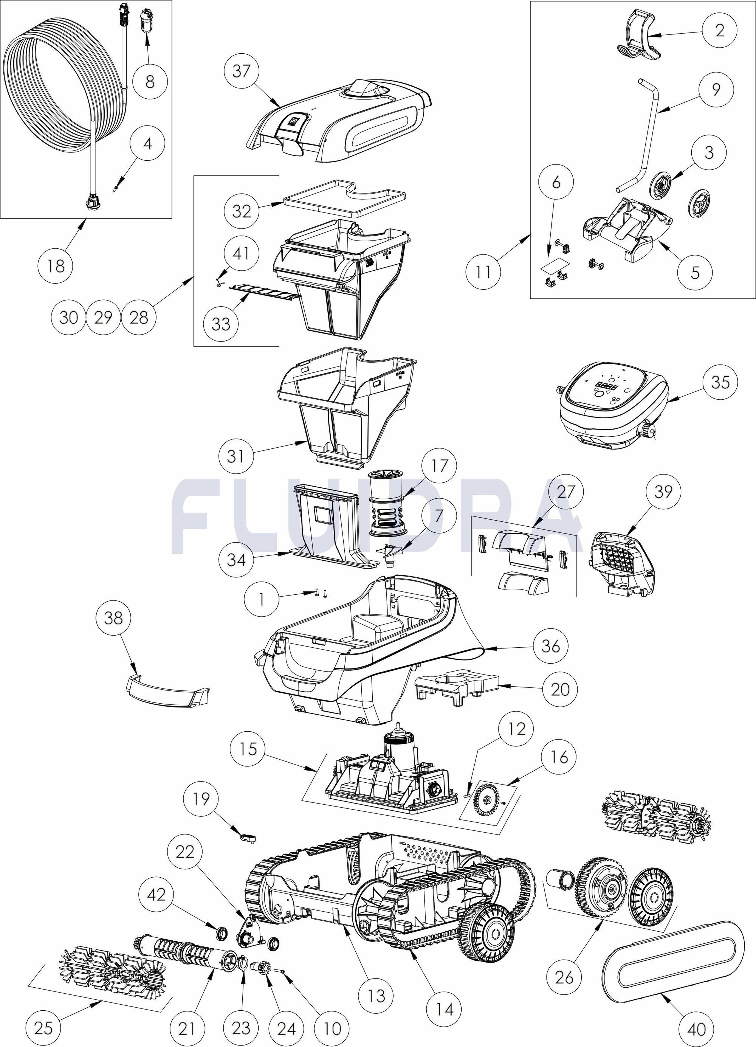Zodiac - Robot Électrique Piscine XA 4010iQ ZODIAC