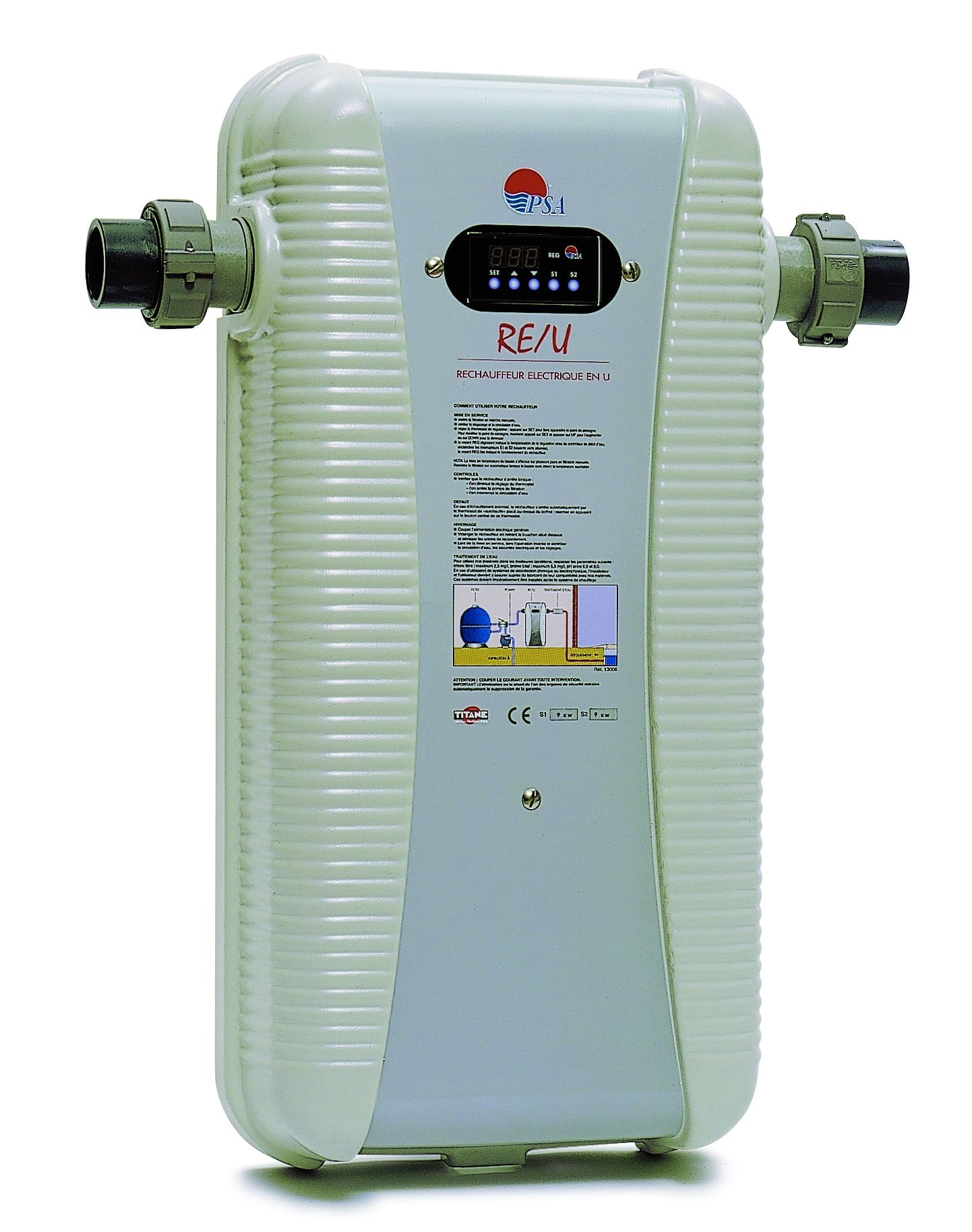 Zodiac - Rechauffeur Piscine Zodiac Re/U 24 Kw Triphasé Bassin Max 160M3 (400V)
