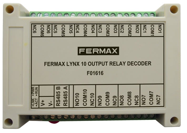 FERMAX - DECODEUR RELAIS LYNX IP 10 SORTIES