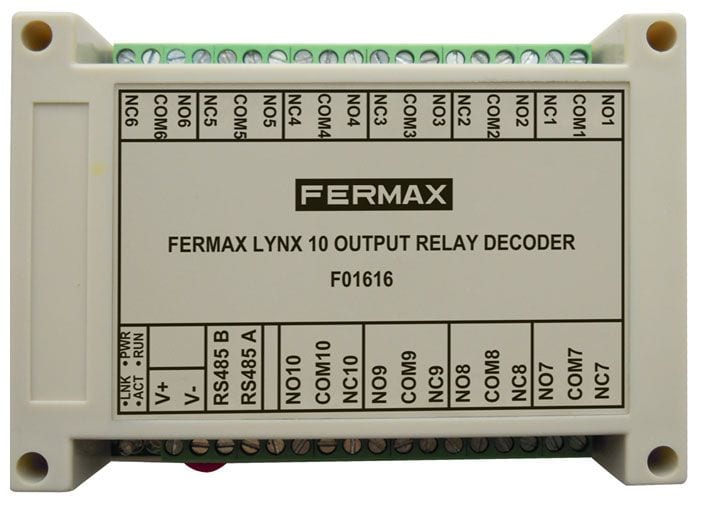 FERMAX - DECODEUR RELAIS LYNX IP 10 SORTIES
