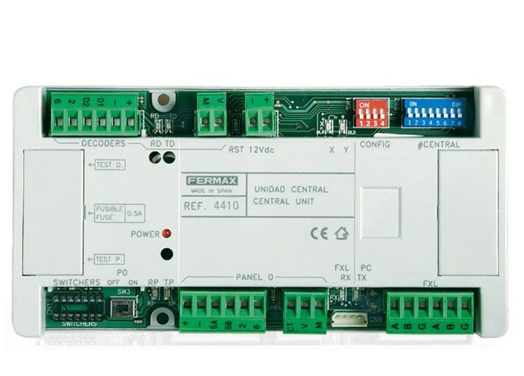 FERMAX - UNITÉ CENTRALE AC+ (DIN10).