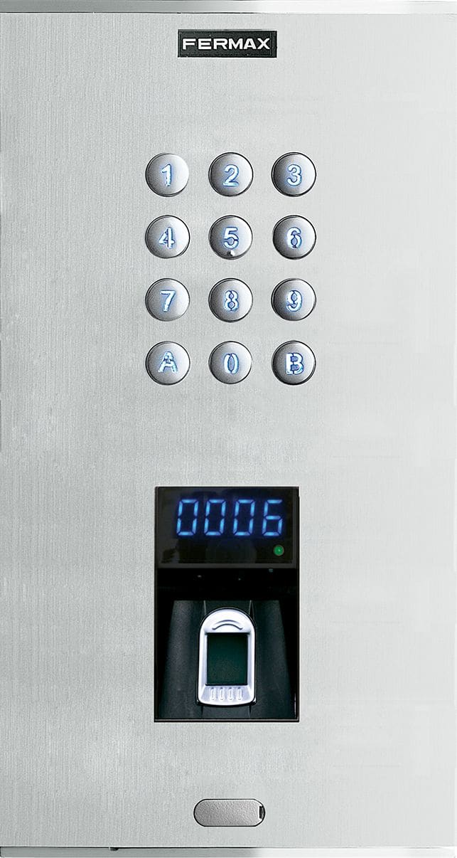 FERMAX - LECTEUR CITY EMPREINTE + CLAVIER