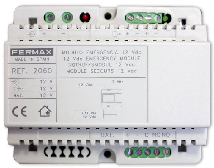 FERMAX - MODULE DE SECOURS 12VDC (DIN6)