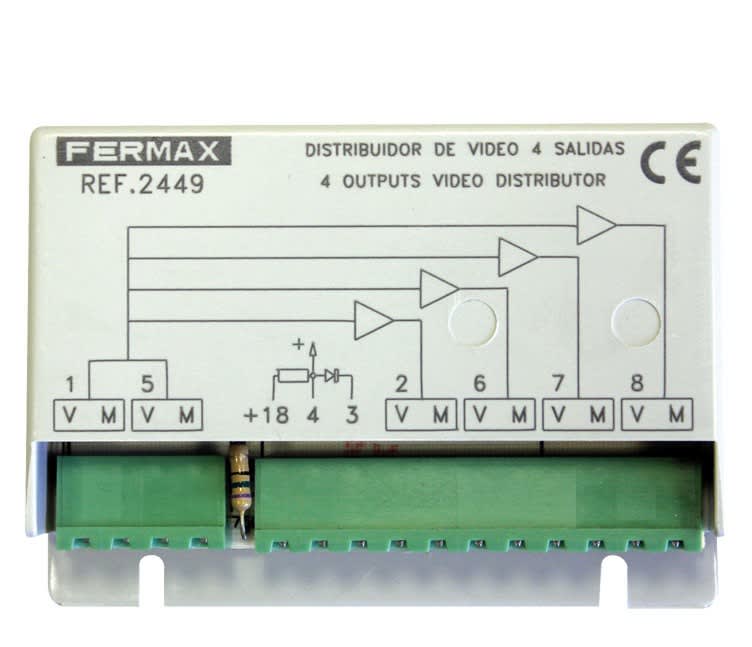FERMAX - DISTRIBUTEUR VIDÉO VDS 4 SORTIES