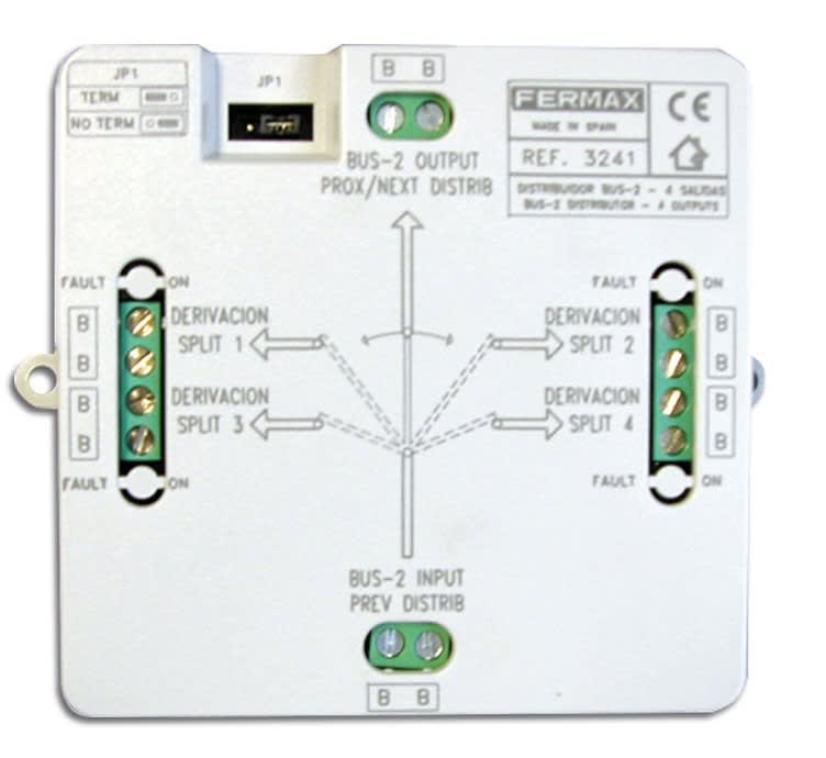 FERMAX - DISTRIBUTEUR BUS 2 4 SORTIES