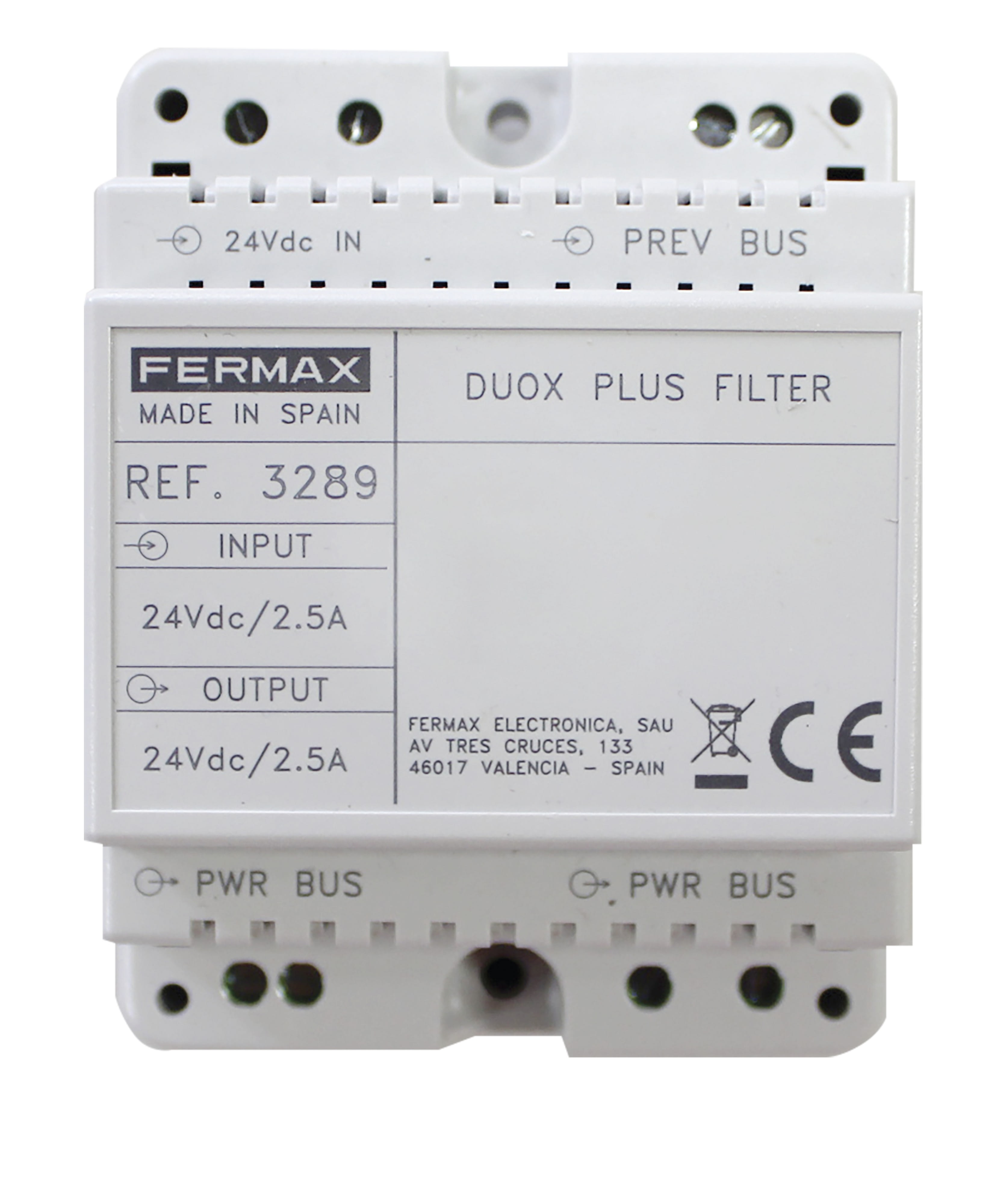 FERMAX - FILTRE DUOX PLUS 24VDC