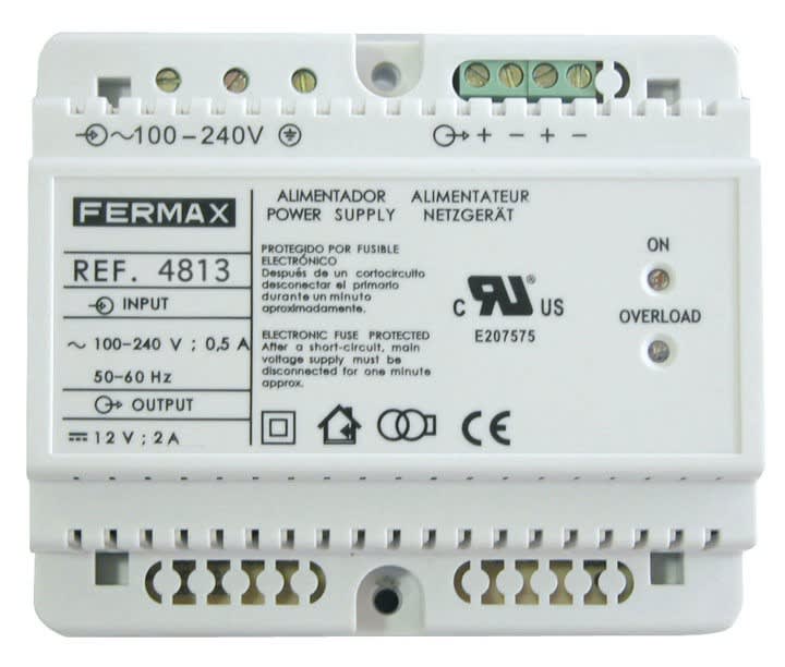 FERMAX - ALIMENTATION 12VDC/2A. DIN5