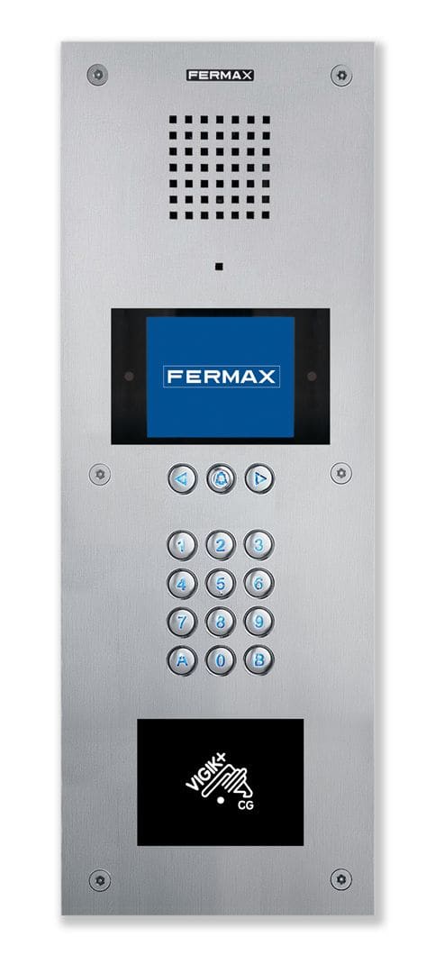 FERMAX - PLATINE MARINE DUOX PLUS VIDEO PINHOLE AVEC EMPLCAMENT MAIN LIBRE
