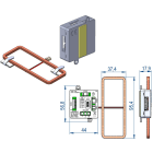 FERMAX - BOUCLE AUDITIVE PLATINE CORA