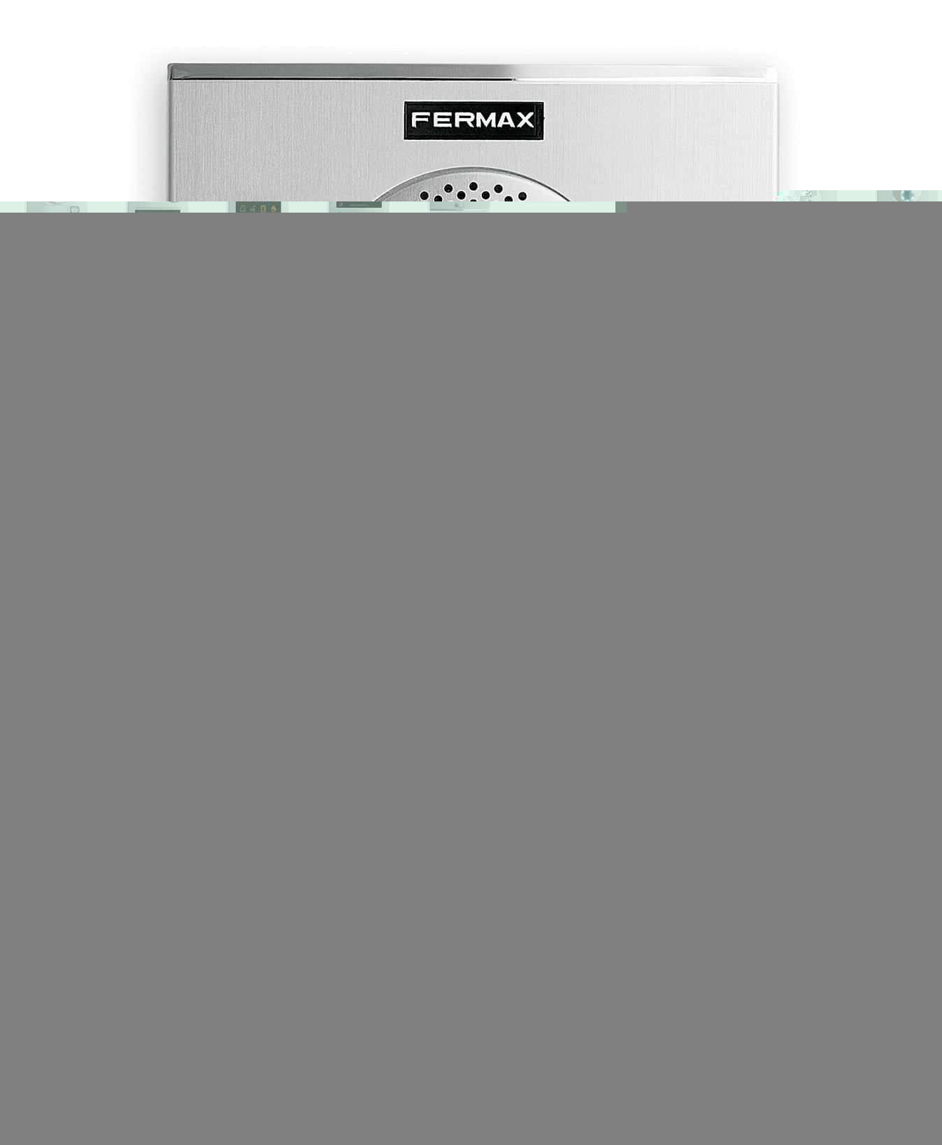 FERMAX - PLATINE CITY DUOX PLUS ONE-TO-ONE 1/BP