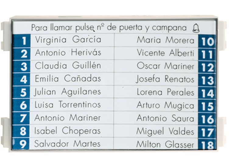FERMAX - MODULE PORTE CARTE
