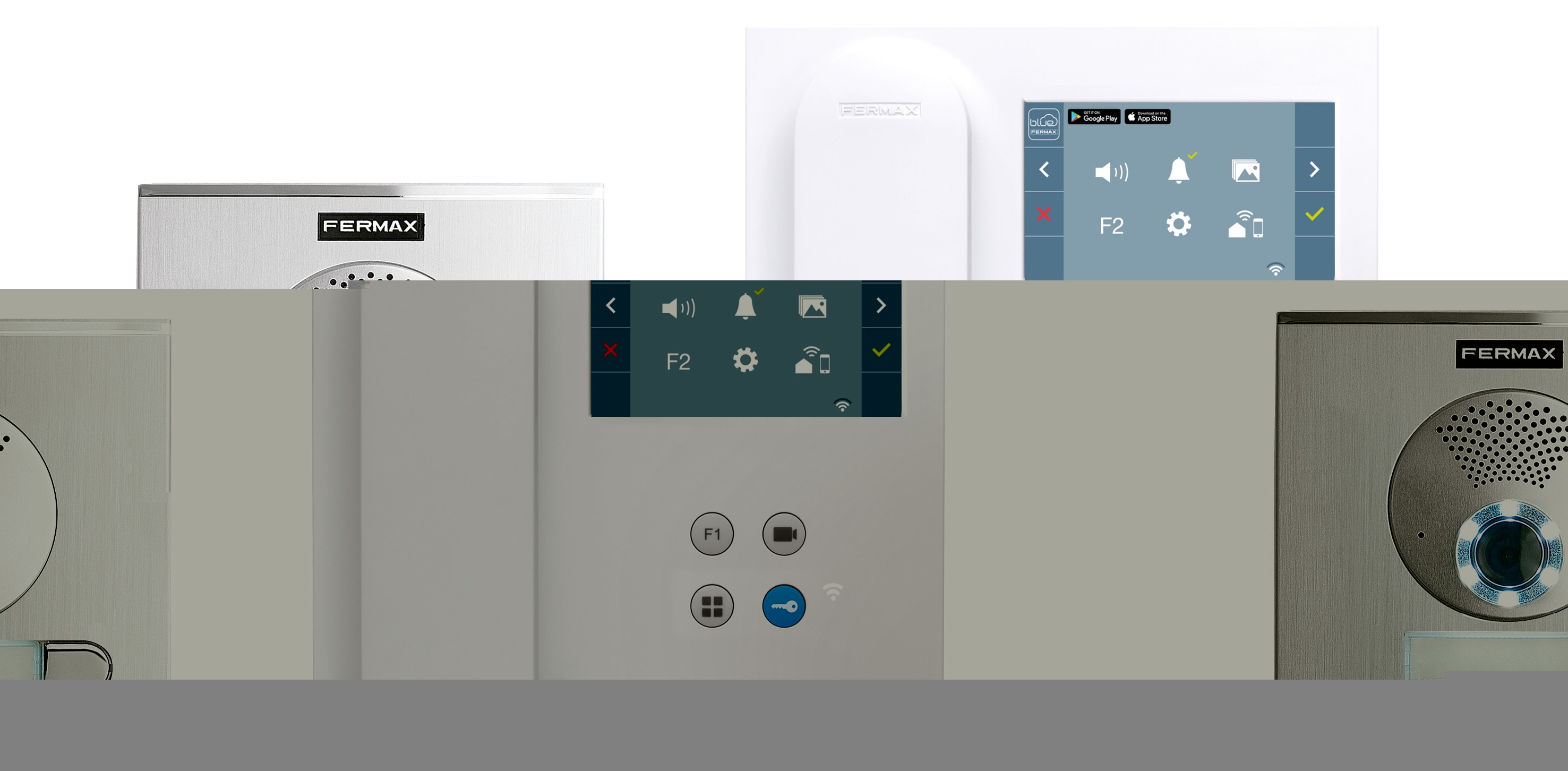 FERMAX - KIT VIDÉO VEO-WIFI DUOX PLUS COULEUR 1/BP