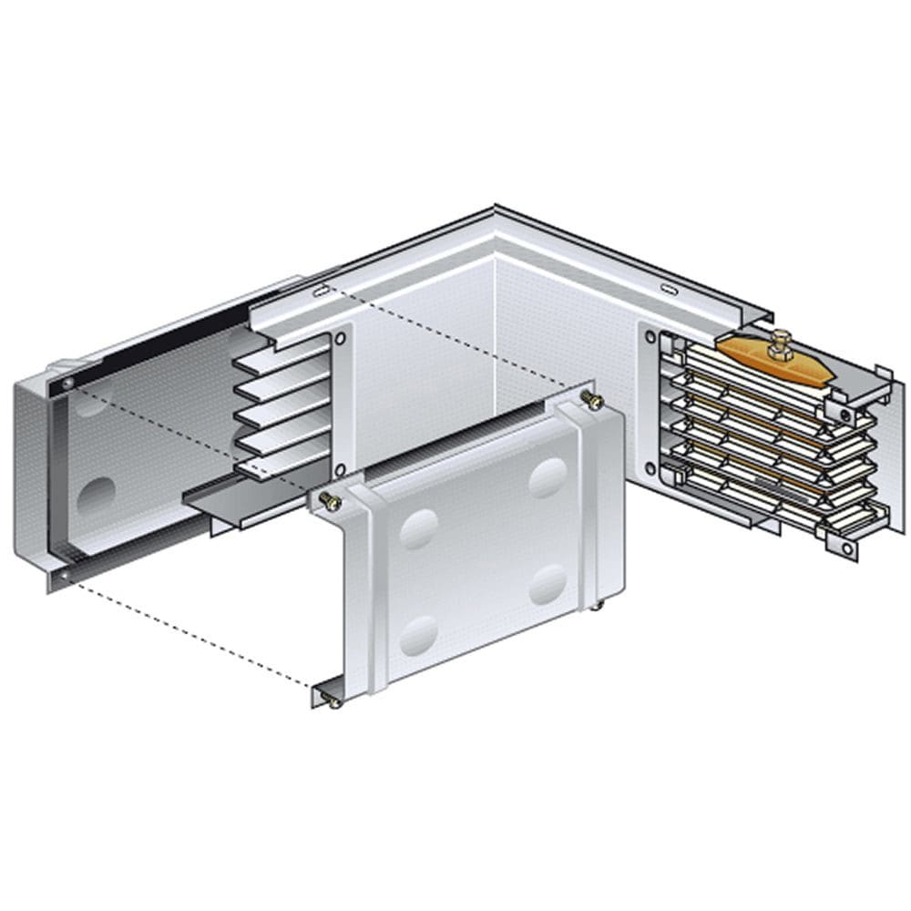 Zucchini - Coude horizontal pour canalisation électrique préfabriquée MR 315A typeB