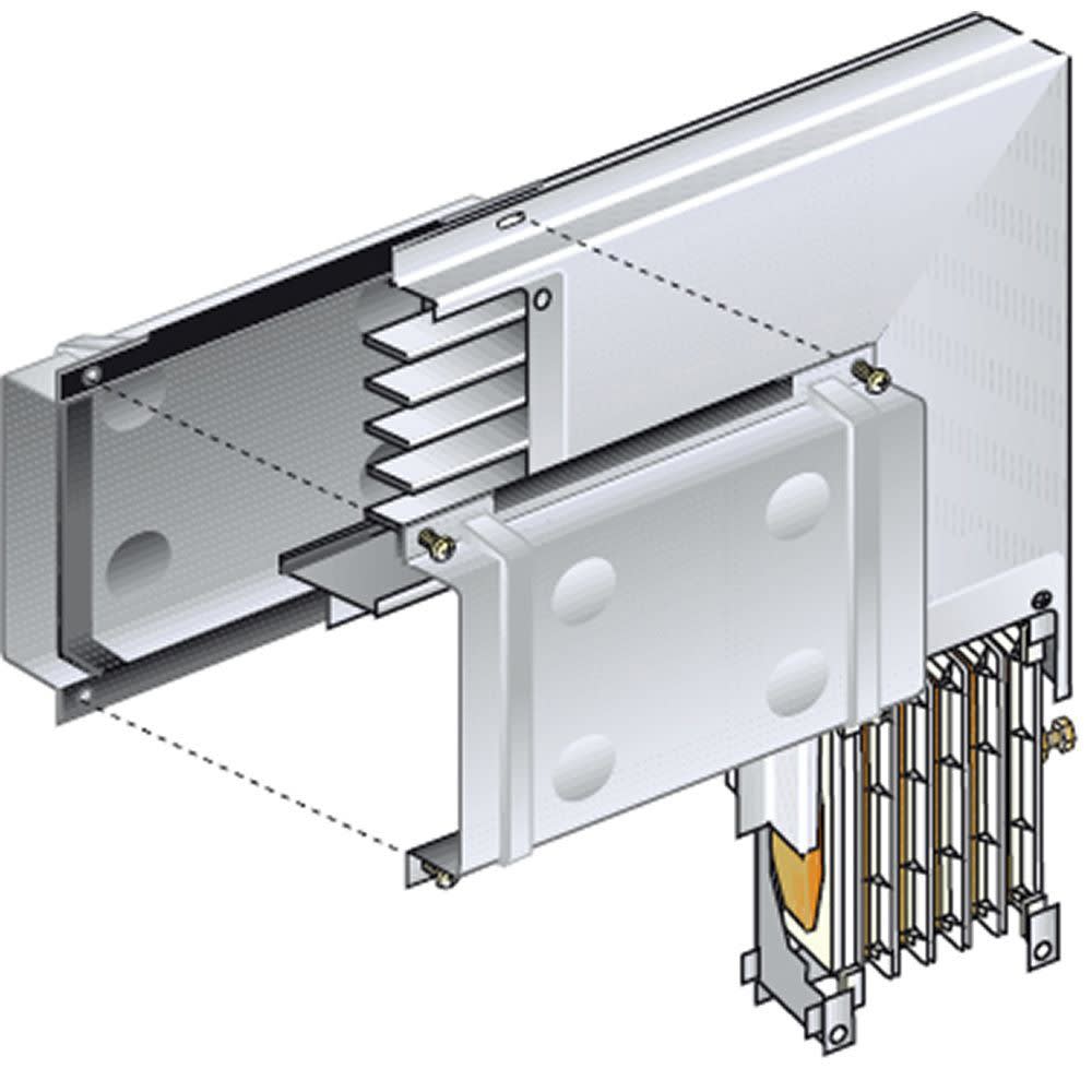 Zucchini - Coude vertical pour canalisation électrique préfabriquée MR 250A typeB