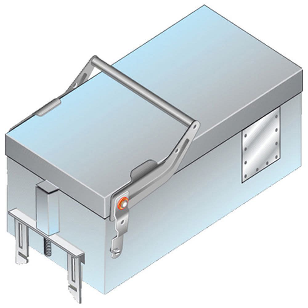 Zucchini - Boîtier dérivation sectionnement métal CEP MR - porte-fusible 125A taille 00