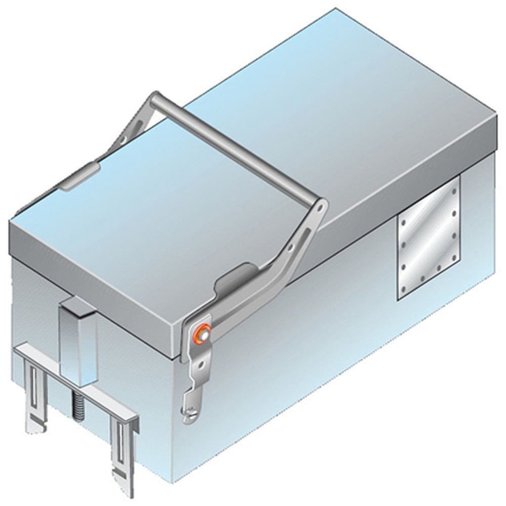 Zucchini - Boîtier dérivation sectionnement métal pour CEP MR - porte-fusible 250A taille 2